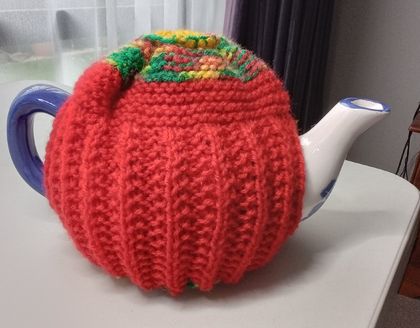 Knitted teapot cozys